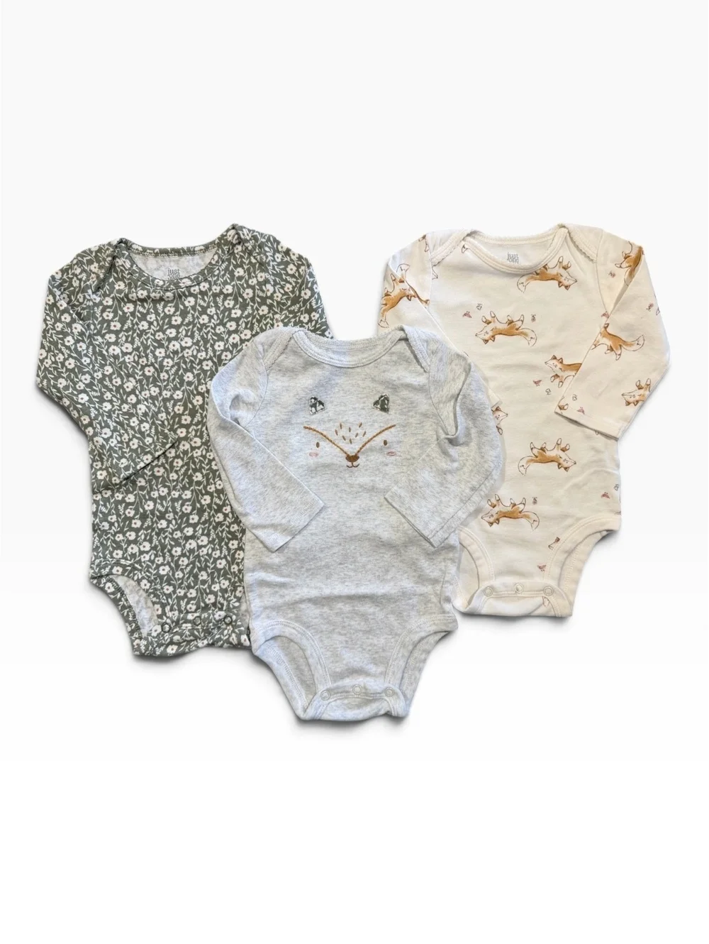 Carter's Just One You 3-Pack Baby Bodysuits, Size 9 Months, Mixed Prints